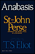 Anabasis, Saint John Perse, St John Perse, T. S. Eliot (Translator)