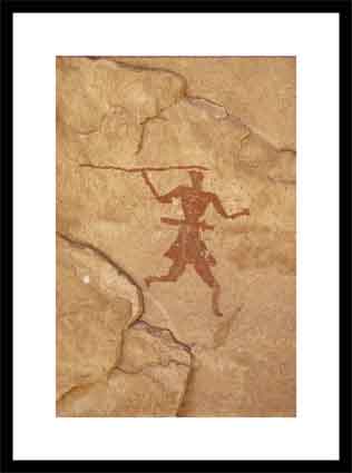 Ancient rock art at Tassili-n-Ajjer